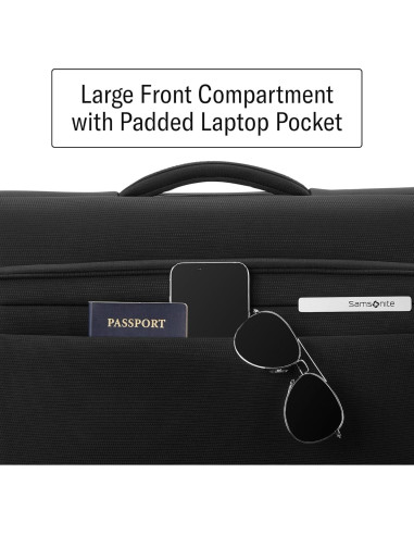 Bolsa de Ropa Samsonite UpLIFT 23" Negra - Ecológica y Ligera