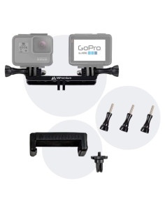 Kit de Montaje Doble MiPremium para GoPro y Teléfonos