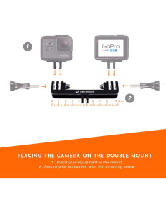 Kit de Montaje Doble MiPremium para GoPro y Teléfonos 2