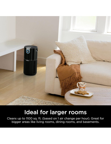 Purificador de Aire Shark AP1000 HEPA 102 m, Alergias, Silencioso