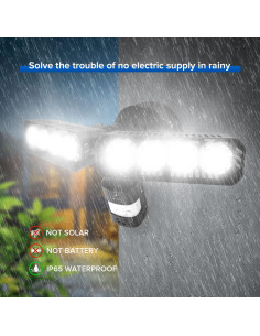 Luz de Inundación SANSI 36W con Sensor de Movimiento IP65 2