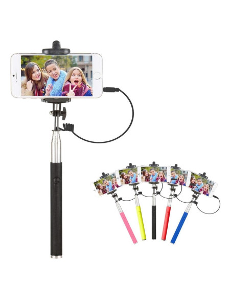 Palo Selfie Vivitar 106.68 cm con Disparador Bluetooth Negro