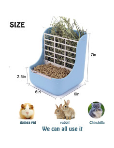 Comedero y Botella de Agua HERCOCCI Grande Azul 500ml 2