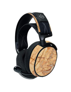 MightySkins Vinilo Adhesivo para Auriculares SteelSeries Arctis 7 - Mármol Ámbar