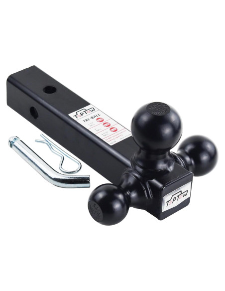 Enganche de Remolque TOPTOW Tri Ball 3 Bolas 2" (5.08 cm)