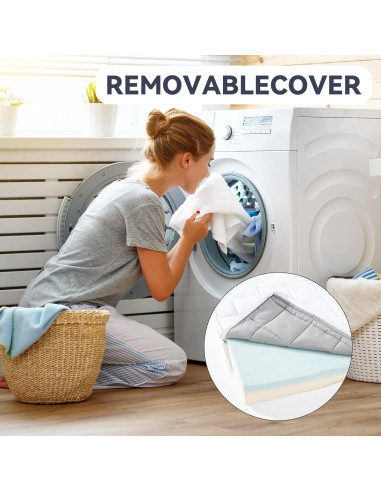 Colchón enrollable para cuna Aurour 190.5x61cm viscoelástico