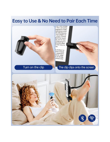 Cambiador de Página Remoto TeoTeeo para Kindle Paperwhite