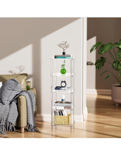 Estantería Acrílica Solaround Librero N5 5 Niveles Transparente 2