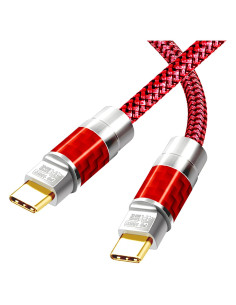 Cable USB-C a USB-C 4K 100W 15FT Yotetion Trenzado