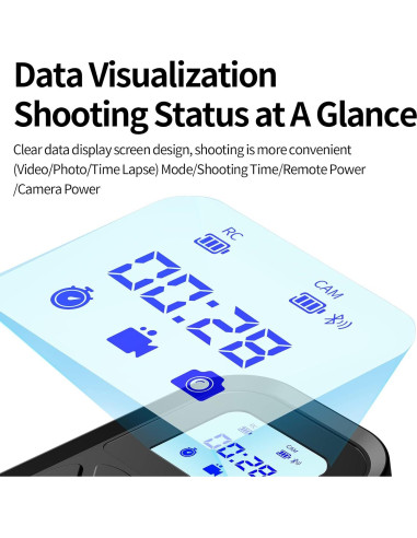 Control Remoto Inalámbrico TELESIN para GoPro con Pantalla LCD