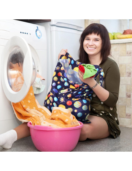 Bolsa de Lavandería de Viaje Shappy 2 Pcs Impermeable 40x50cm