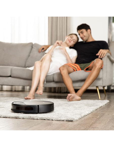 Aspiradora Robótica Greenworks GRV-1010 Wi-Fi 2200Pa para Mascotas