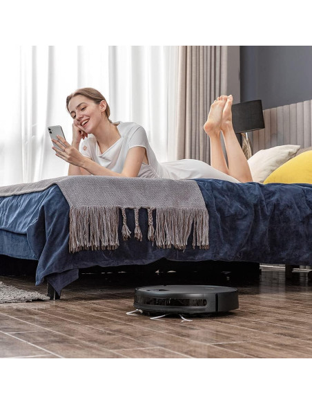 Aspiradora Robótica Greenworks GRV-1010 Wi-Fi 2200Pa para Mascotas