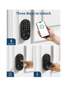 Cerradura Inteligente TEEHO TE341 Bluetooth con Teclado Digital 2