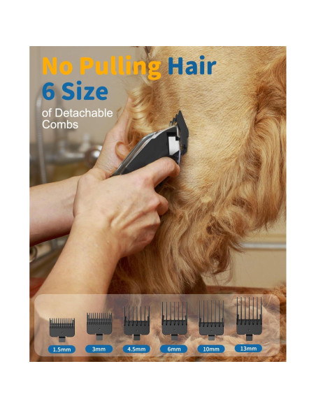 Cortadora de Perros Inalámbrica TURN RAISE 7000rpm con LED