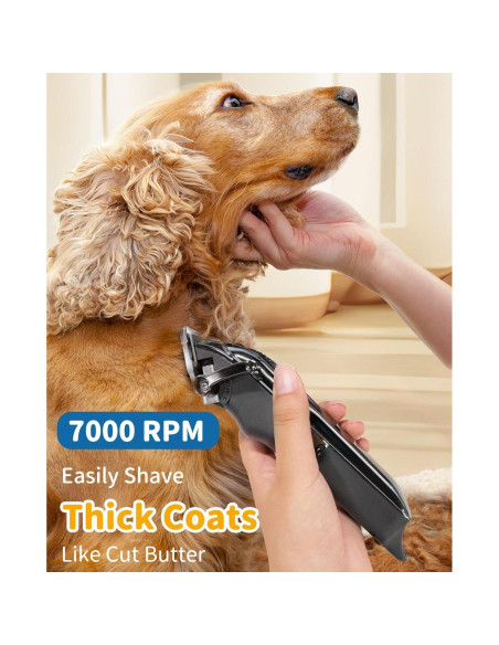 Cortadora de Perros Inalámbrica TURN RAISE 7000rpm con LED