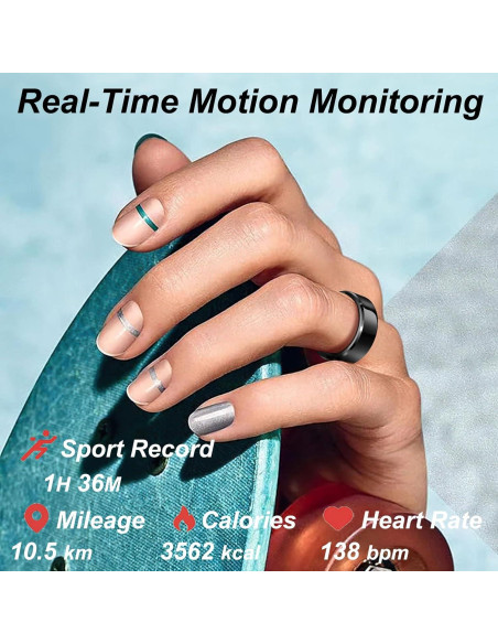 Anillo Inteligente de Salud Shenzhen - Monitoreo Cardíaco y Sueño