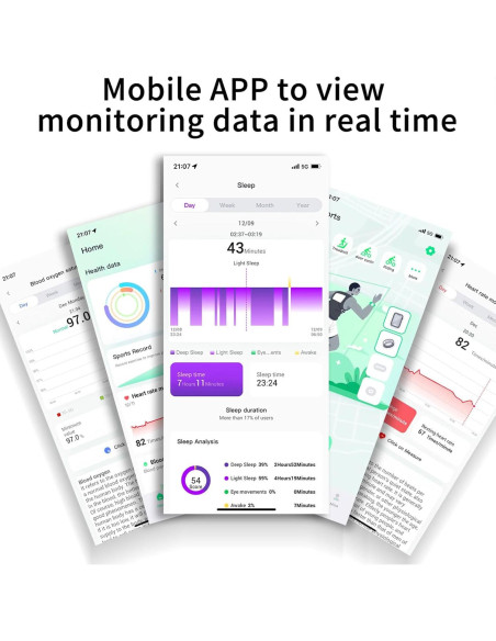 Anillo Inteligente de Salud Shenzhen - Monitoreo Cardíaco y Sueño