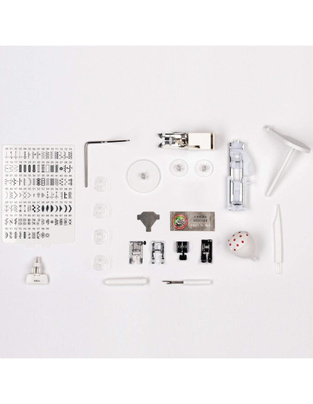 Máquina de Coser Computarizada Janome JW8100 con 100 Puntadas y Accesorios