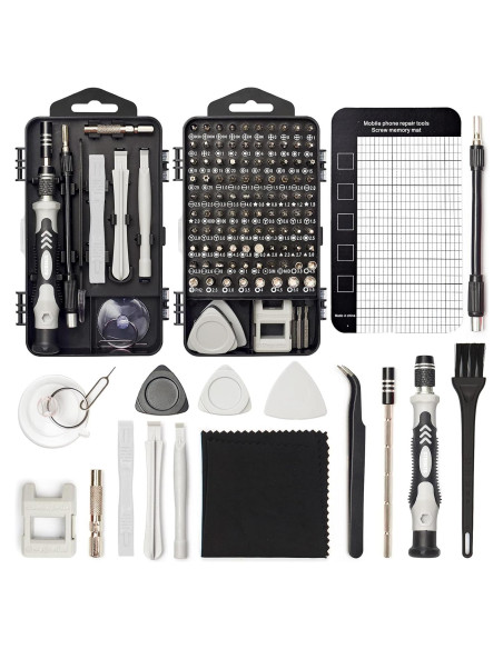 Juego de Destornilladores de Precisión STREBITO 124 Piezas