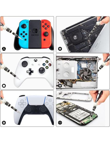 Juego de Destornilladores de Precisión STREBITO 124 Piezas