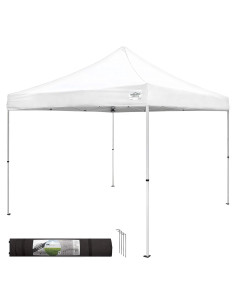 Carpa Plegable Pro 3x3m Caravan Canopy Blanca Resistente UV