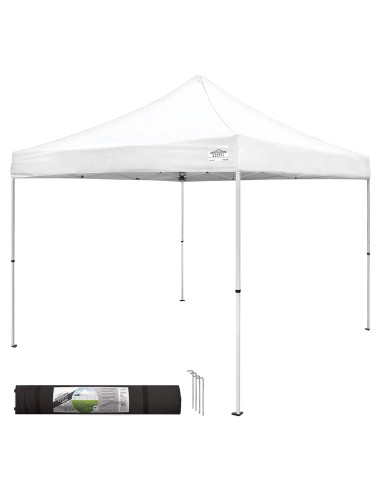 Carpa Plegable Pro 3x3m Caravan Canopy Blanca Resistente UV