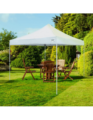 Carpa Plegable Pro 3x3m Caravan Canopy Blanca Resistente UV