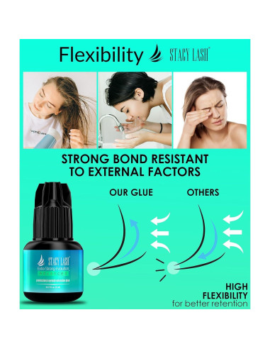Pegamento para Extensiones de Pestañas Stacy Lash 5ml Extra Fuerte