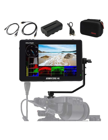 Monitor de Cámara ANDYCINE C7 7" 2200nits Pantalla Táctil
