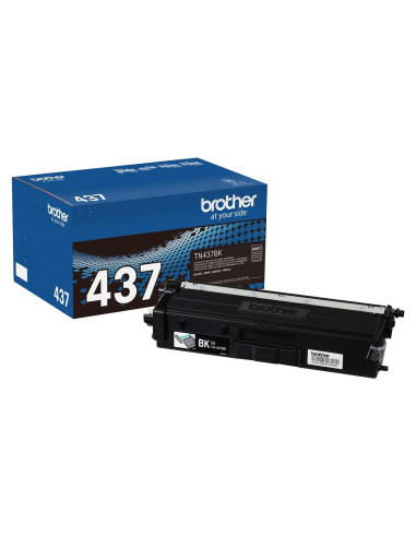 Cartucho de Tóner Negro Brother TN437BK XL Alta Capacidad