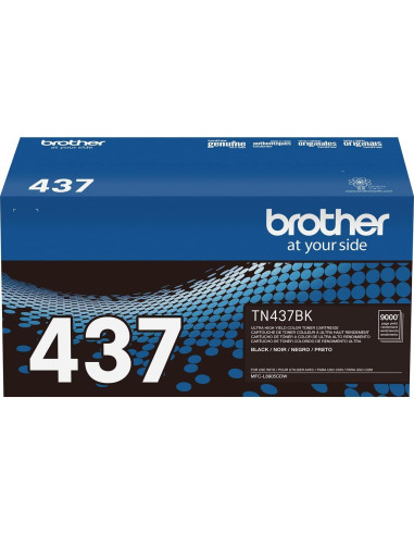 Cartucho de Tóner Negro Brother TN437BK XL Alta Capacidad