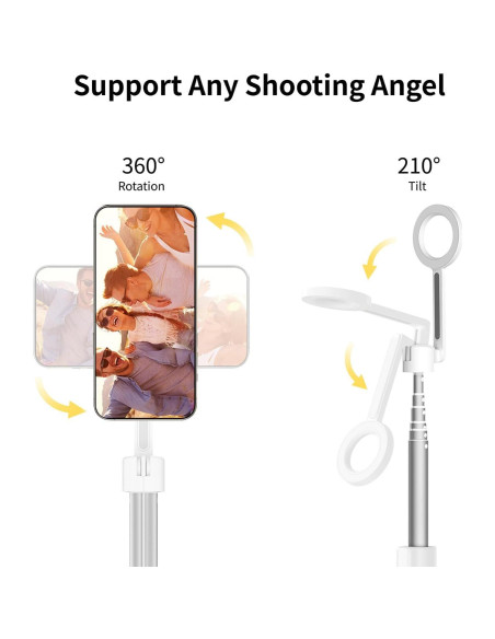 Trípode de Selfie Magnético Vimitty 137 cm con Control Remoto Trípode de Selfie Magnético Vimitty 137 cm con Control Remoto