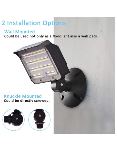 Luz de Inundación LED 30W SZGMJIA con Fotocélula 4050lm