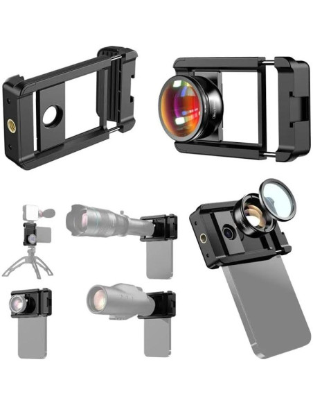 Kit Lente Macro 100mm + Filtro CPL para Smartphone Leshareselect