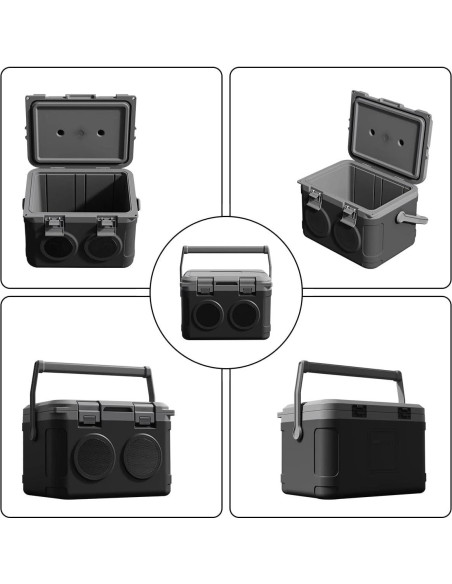 Enfriador de Campamento GETUHAND 28.32L con Altavoz Bluetooth