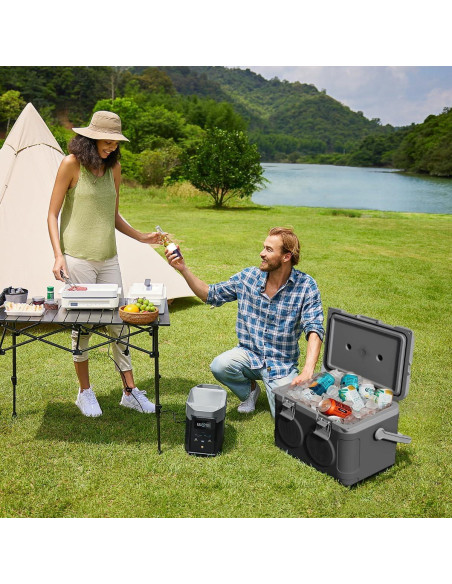 Enfriador de Campamento GETUHAND 28.32L con Altavoz Bluetooth