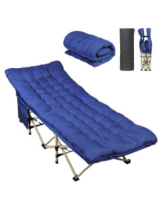 Cama de Camping Plegable WLIVE 1200D Azul 185.7x69cm 204kg
