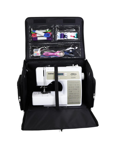 Estuche de Almacenamiento Deluxe Todo Mary para Máquina de Coser Negro