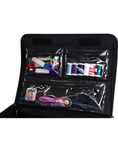 Estuche de Almacenamiento Deluxe Todo Mary para Máquina de Coser Negro