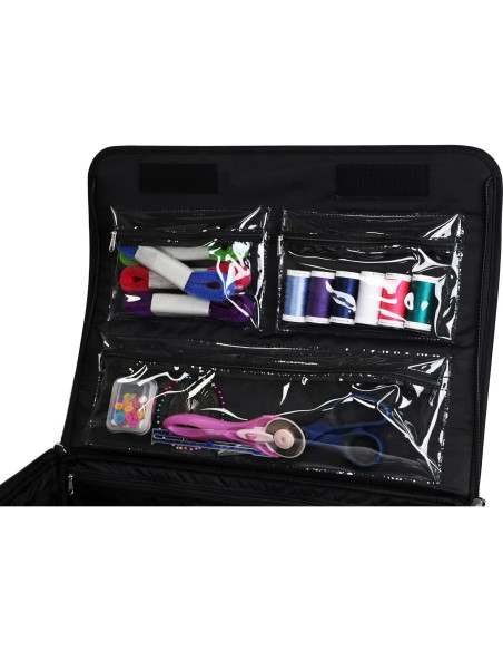 Estuche de Almacenamiento Deluxe Todo Mary para Máquina de Coser Negro