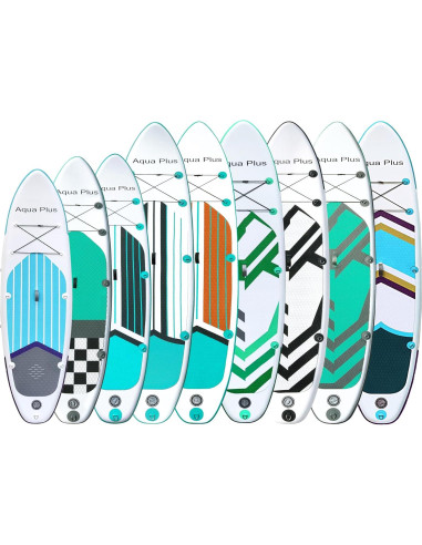 Tabla de Paddle Inflable Aqua Plus 10'6" para Todos los Niveles