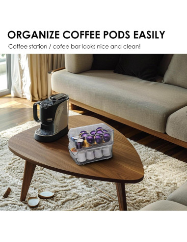 Soporte Organizador de Cápsulas de Café Famaster 2 Niveles