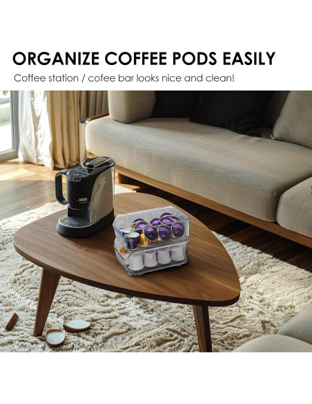 Soporte Organizador de Cápsulas de Café Famaster 2 Niveles