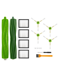 Kit de Reemplazo BlueStars para iRobot Roomba E, I, J - 2 Cepillos, 4 Filtros HEPA