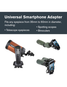 Adaptador Universal Celestron NexYZ DX para Smartphone - 3 Ejes 2