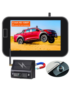 Cámara de Respaldo Inalámbrica Solar YIMU 5" HD 1080P