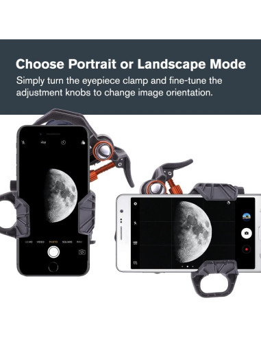 Adaptador Universal Celestron NexYZ DX para Smartphone - 3 Ejes
