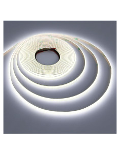 Tira LED COB 5V 5mm Blanca Fría 6000K 400 LEDs/m 5m