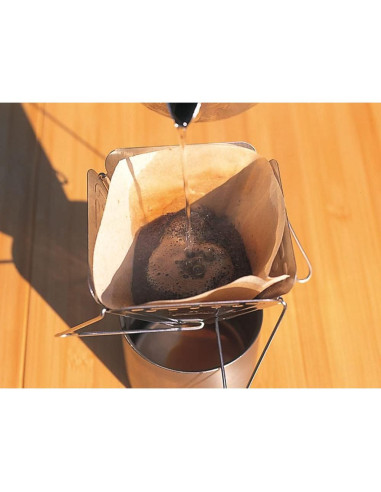 Goteador de Café Snow Peak CS-113 Plegable Acero Inoxidable